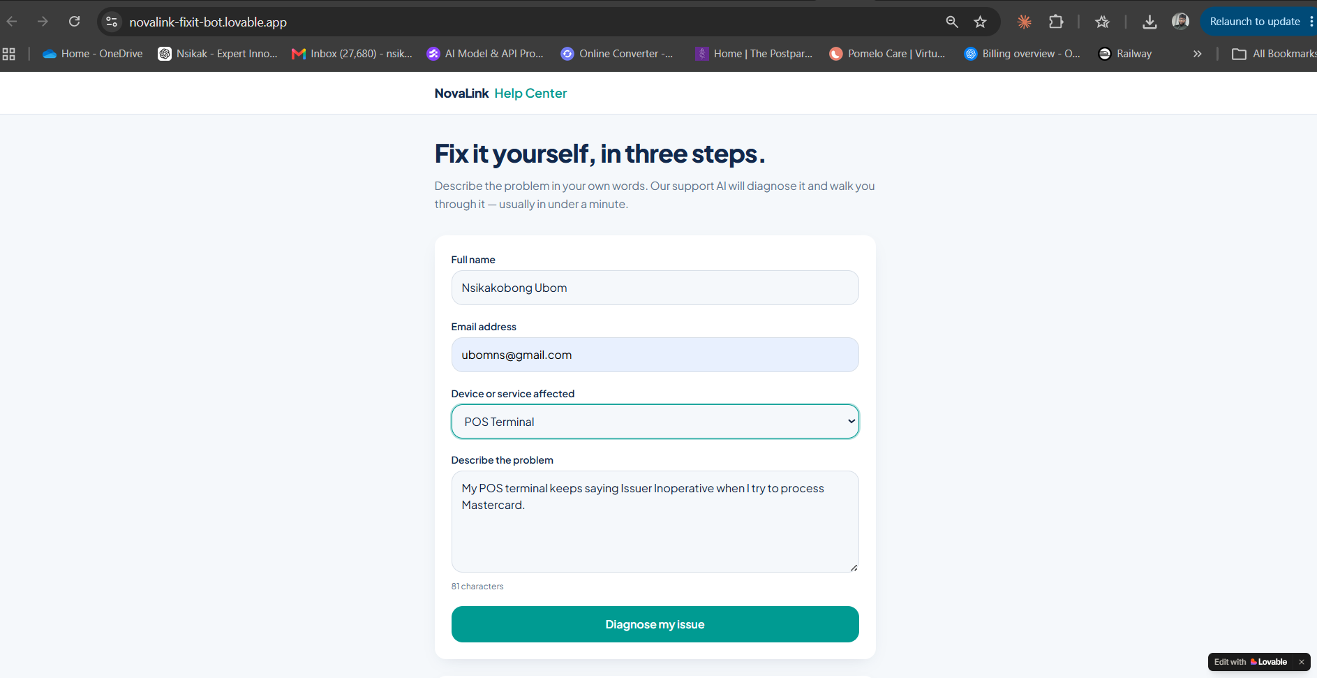 FirstFix preview